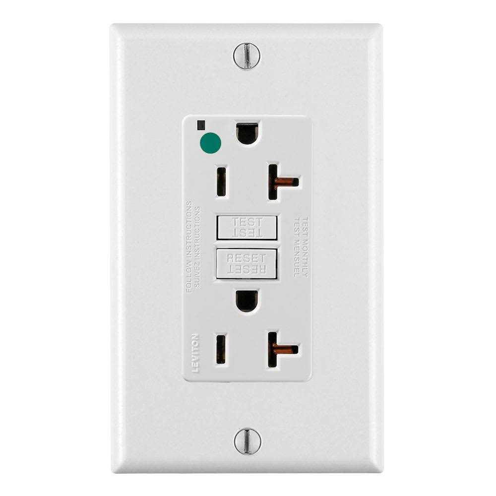 Leviton GFNT2-HGW Self-Test GFCI Receptacle - Cheap Fitting