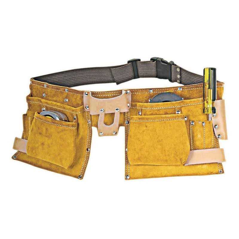 Voyager 10 Pocket Carpenters Leather Tool Belt - Cheap Fitting