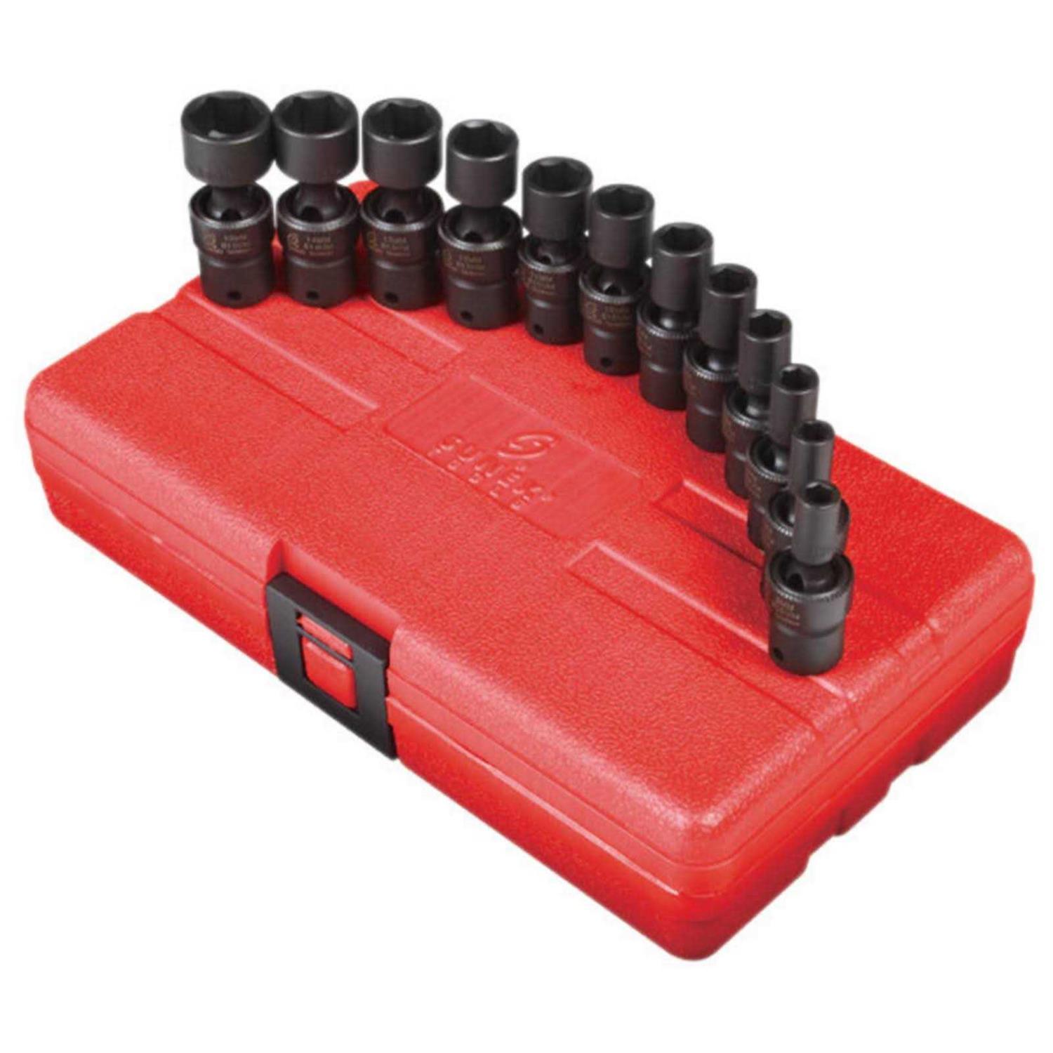 12 Piece 1/4 Drive Universal Metric Impact Socket Set 1814 Sunex - Cheap Fitting