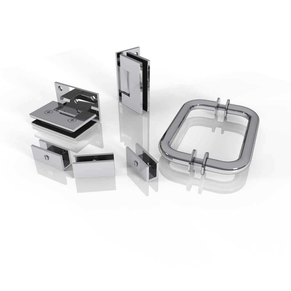Glass Warehouse 78 Hinged Hardware Pack - Cheap Fitting