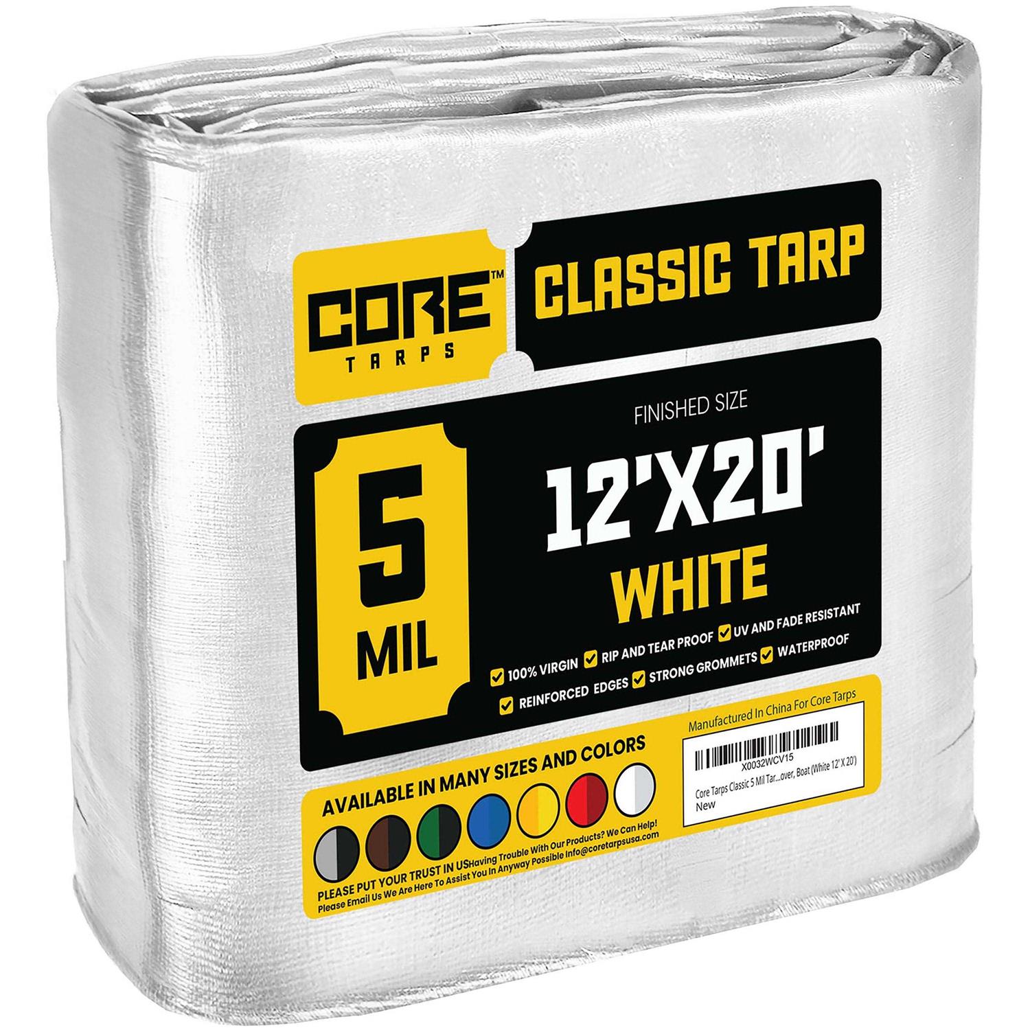 Core Tarps Classic 5 Mil Tarp - Cheap Fitting