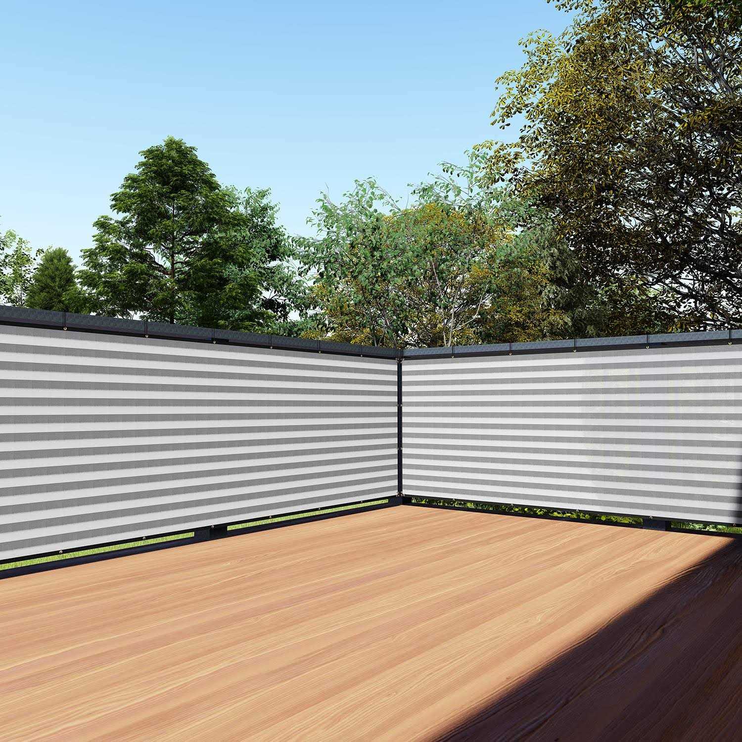 TANg 3 x Residential commercial Privacy Deck Fence Privacy Screen 200 gSM Weather Resistant Outdoor Protection Fencing - Cheap Fitting