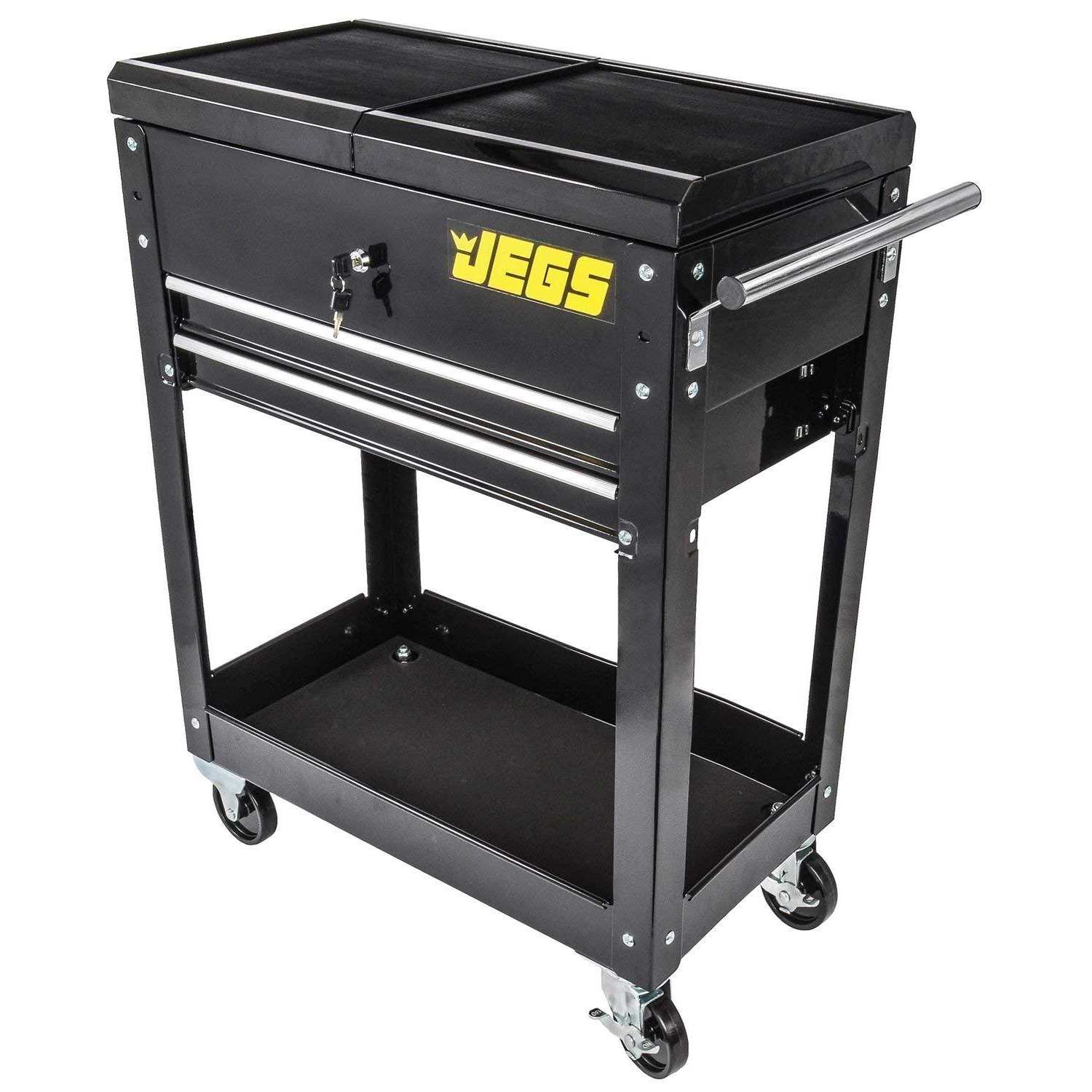 Jegs 81438 2-Drawer Heavy-Duty Tool Box Cart - Cheap Fitting