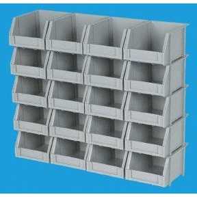 Storehouse MIC4HFT 20 Bin Rail Mount Stackable Parts Storage - Cheap Fitting