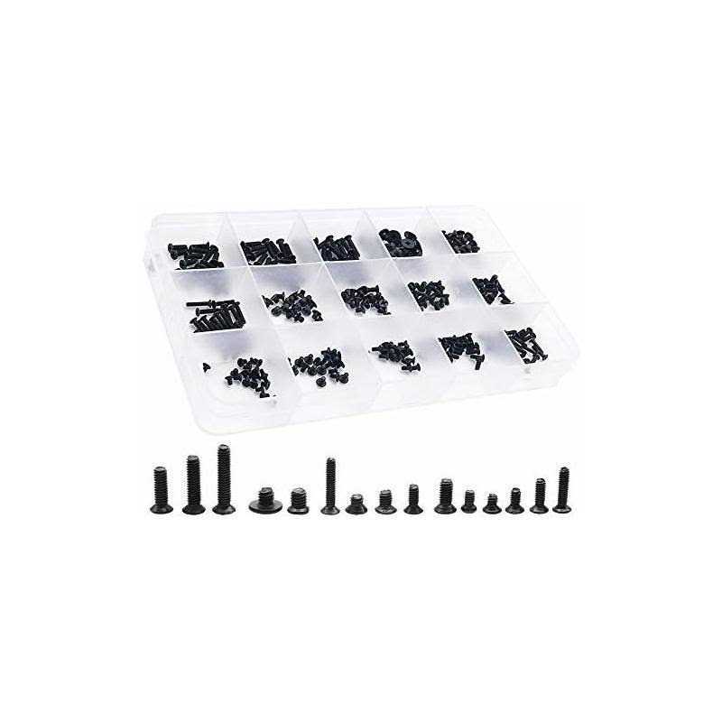 Qteatak 300Pcs Laptop Notebook Computer Replacement Screws Kit for Lenovo Toshiba Gateway Samsung HP IBM Dell Sony Acer Asus SSD Hard Disk Sata - Cheap Fitting