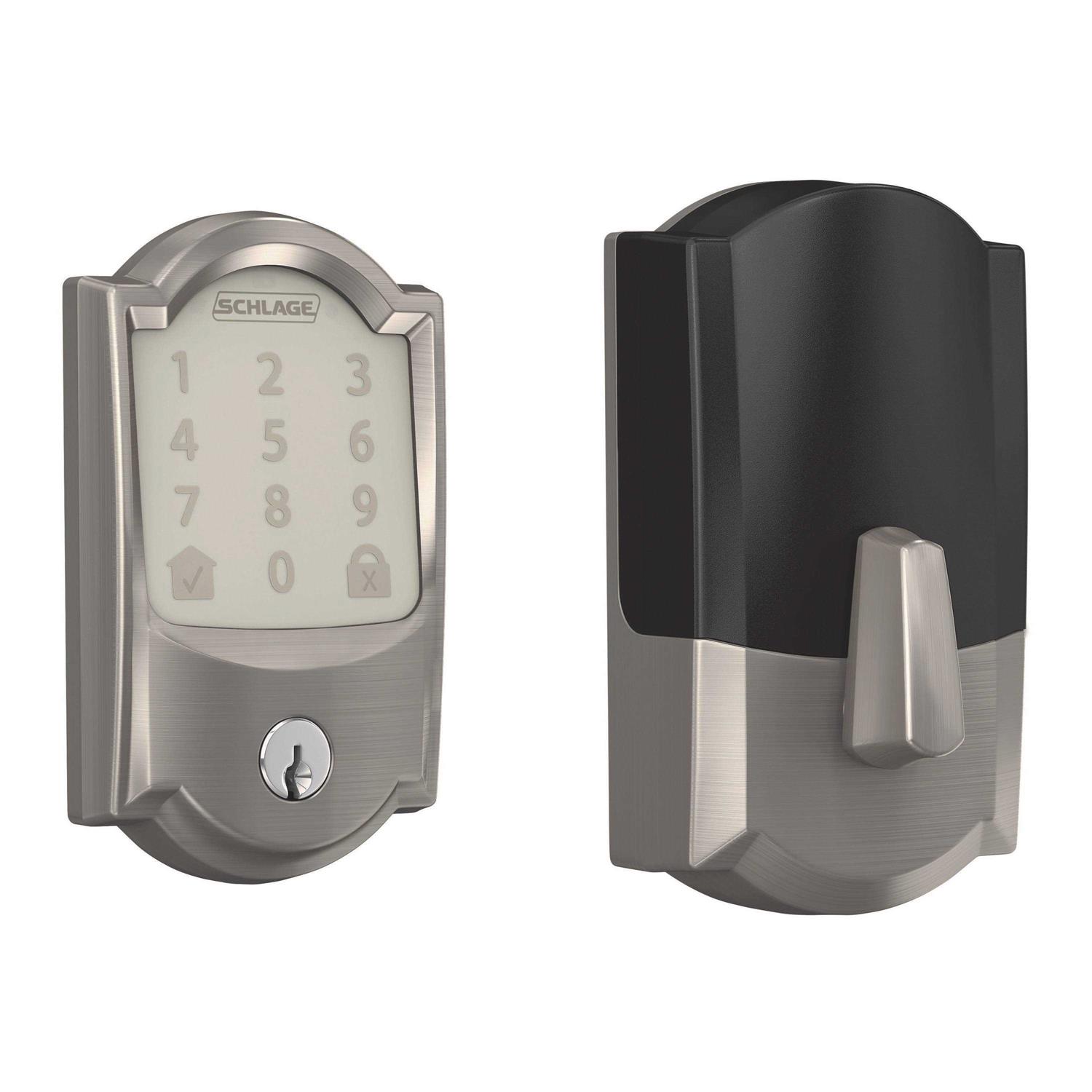 Schlage Encode Satin Nickel Metal Wifi Deadbolt - Cheap Fitting