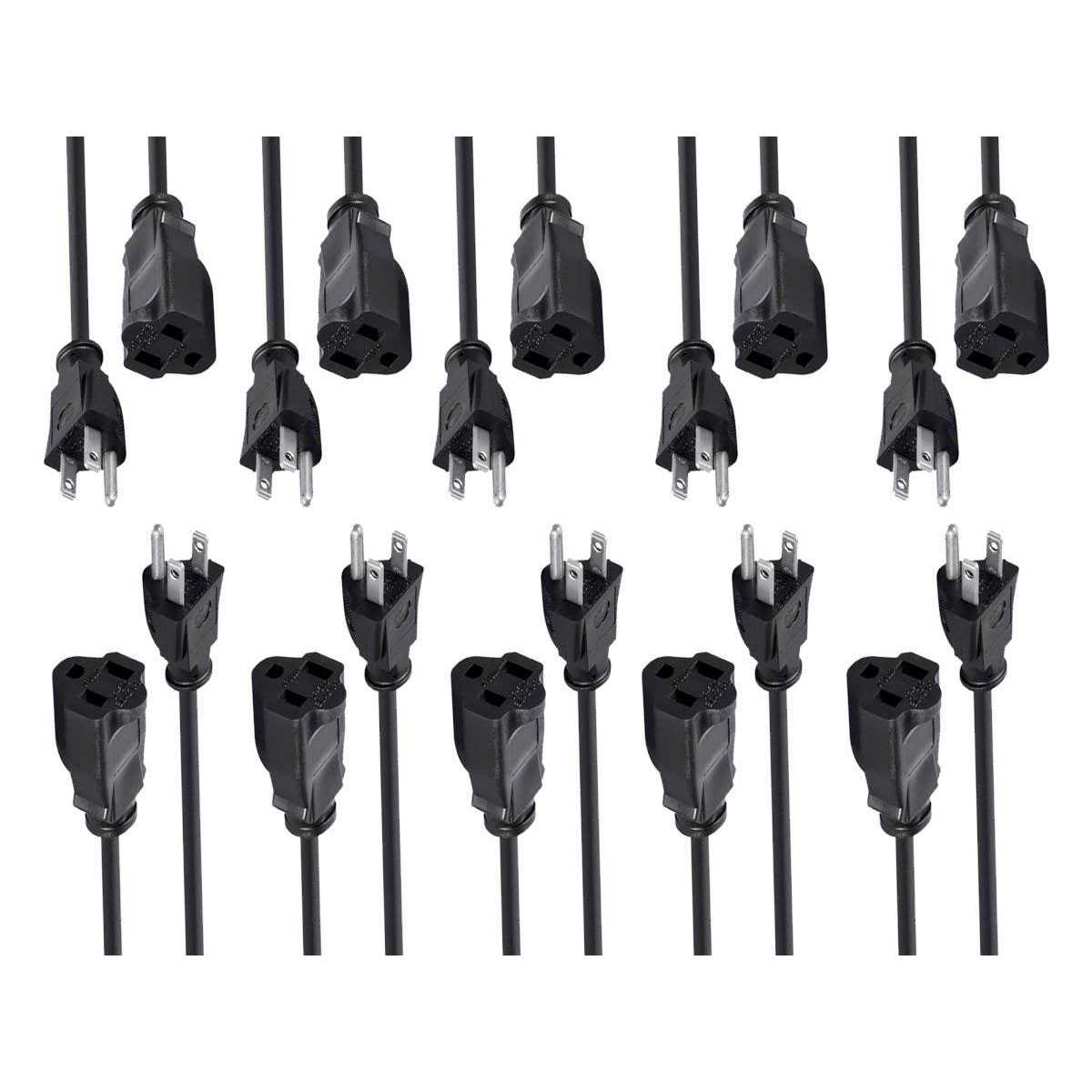 Monoprice Power Extension Cord - Cheap Fitting