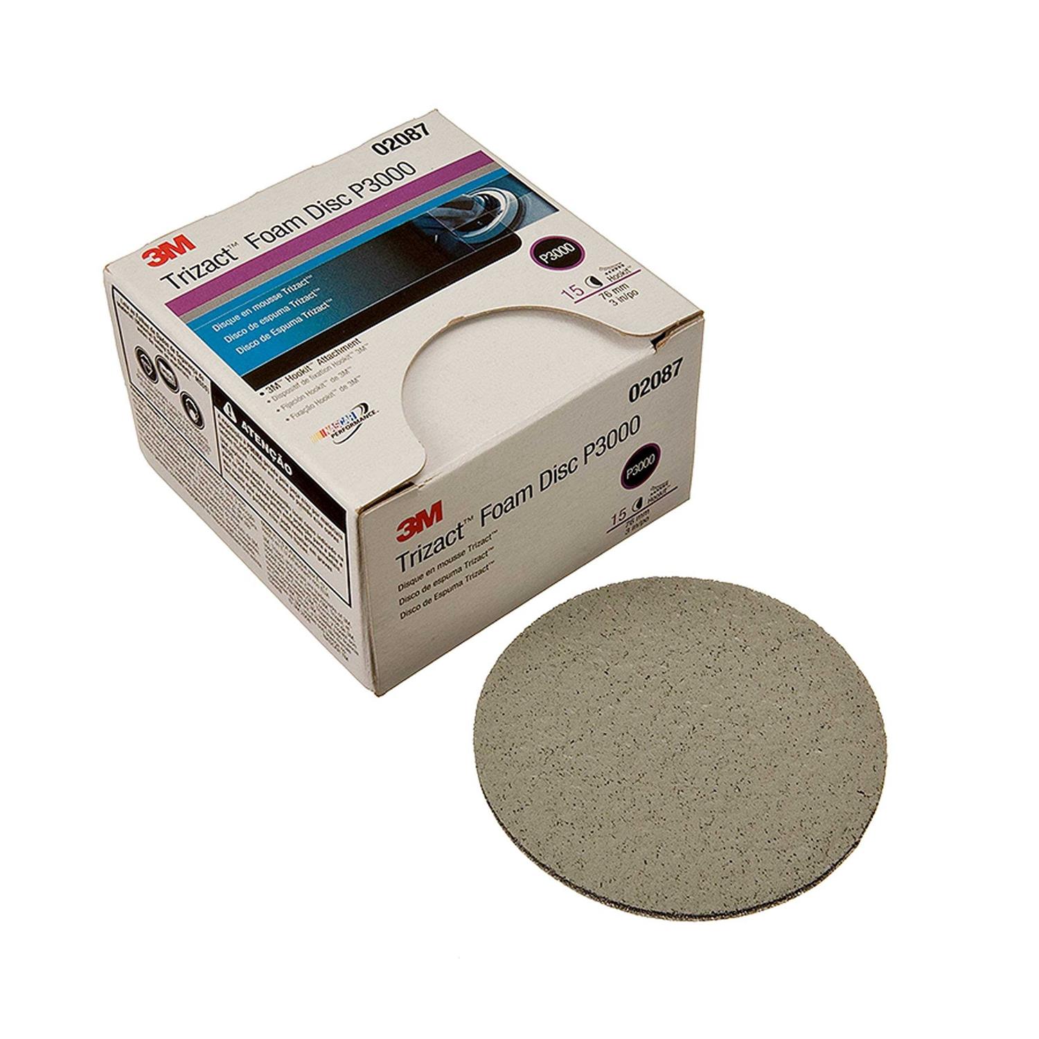 3M Trizact Hookit Foam Disc 2087 - Cheap Fitting