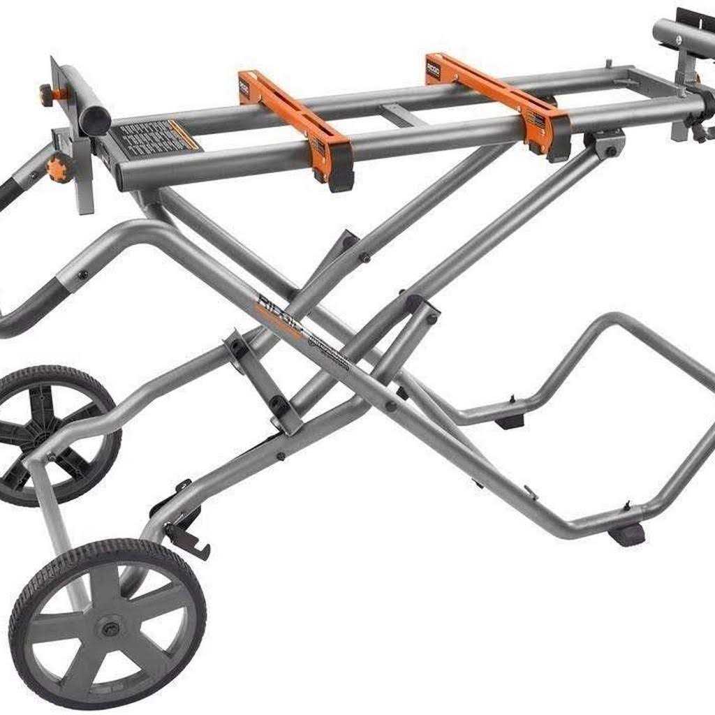 RIDGID AC9946 Mobile Miter Saw Stand with Mounting Braces - Cheap Fitting
