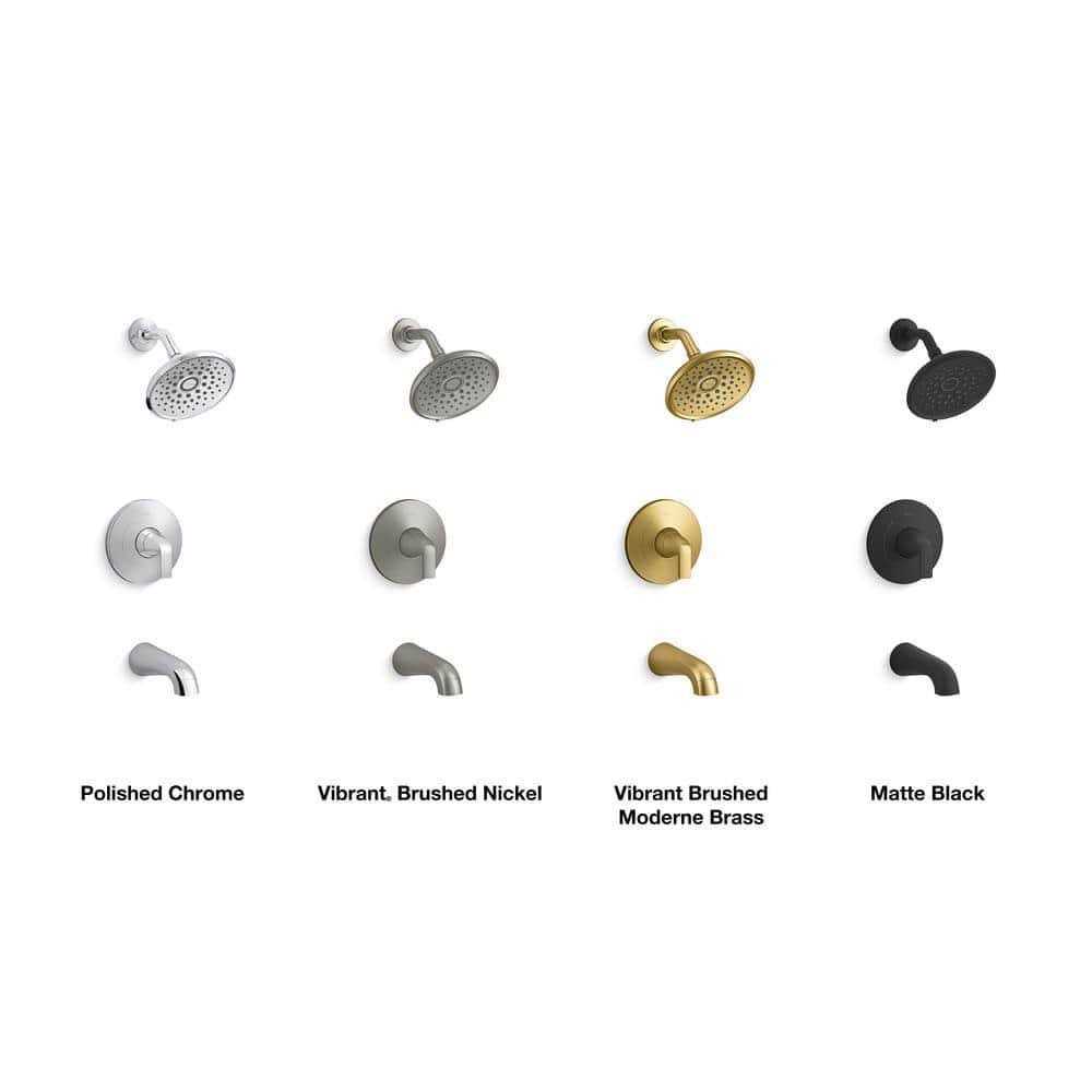 Kohler Cursiva Single-Handle 3-Spray Tub and Shower Faucet 1.75 GPM K-R26929-4G-BL - Cheap Fitting