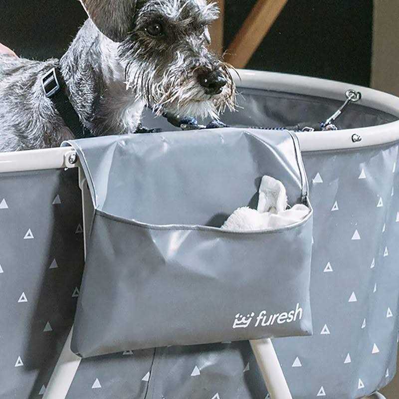 Furesh Elevated Folding Pet Bath Tub and Wash Station for Bathing, Shower and Grooming - Cheap Fitting