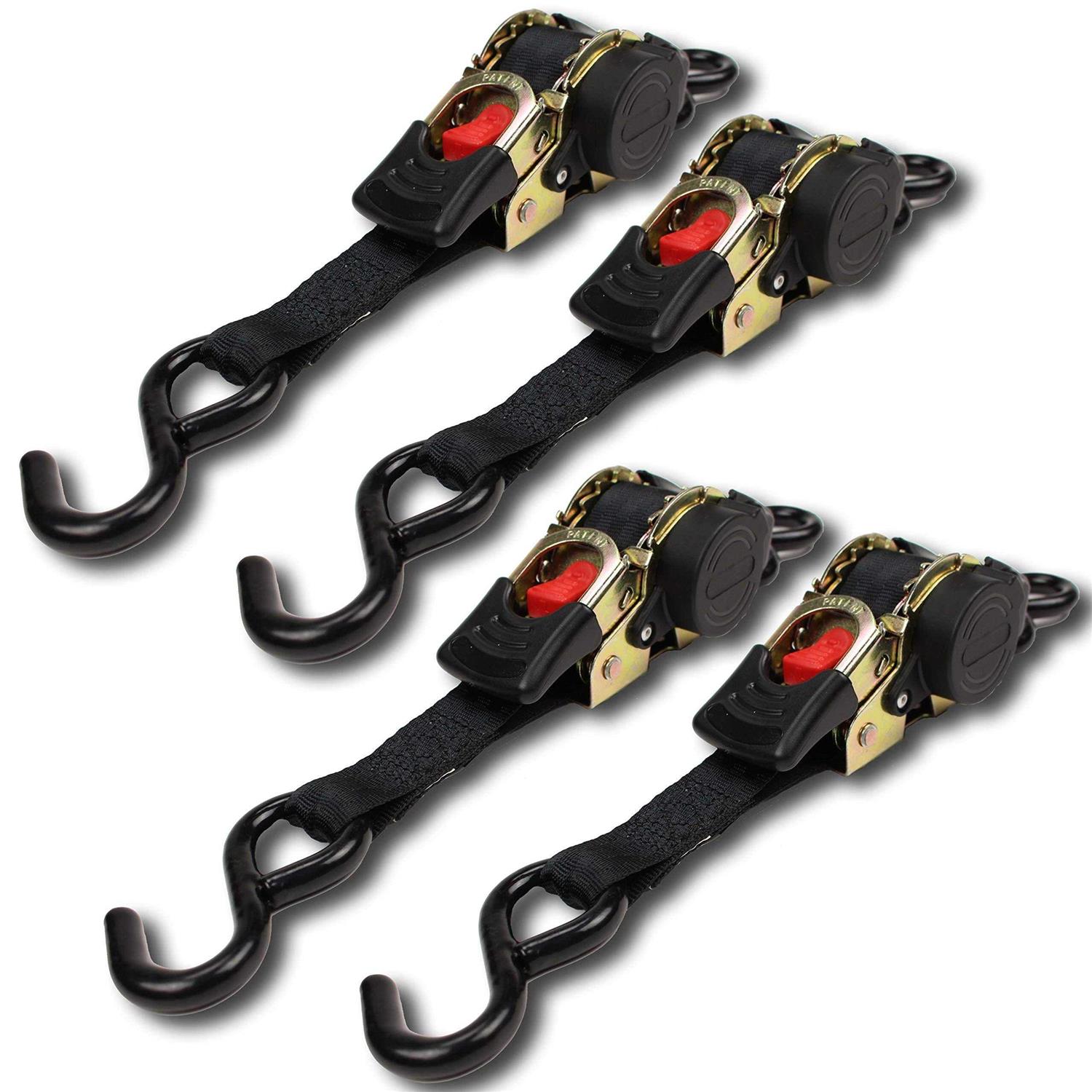 DC Cargo Mall 4 Auto Retract Ratchet Straps - Cheap Fitting