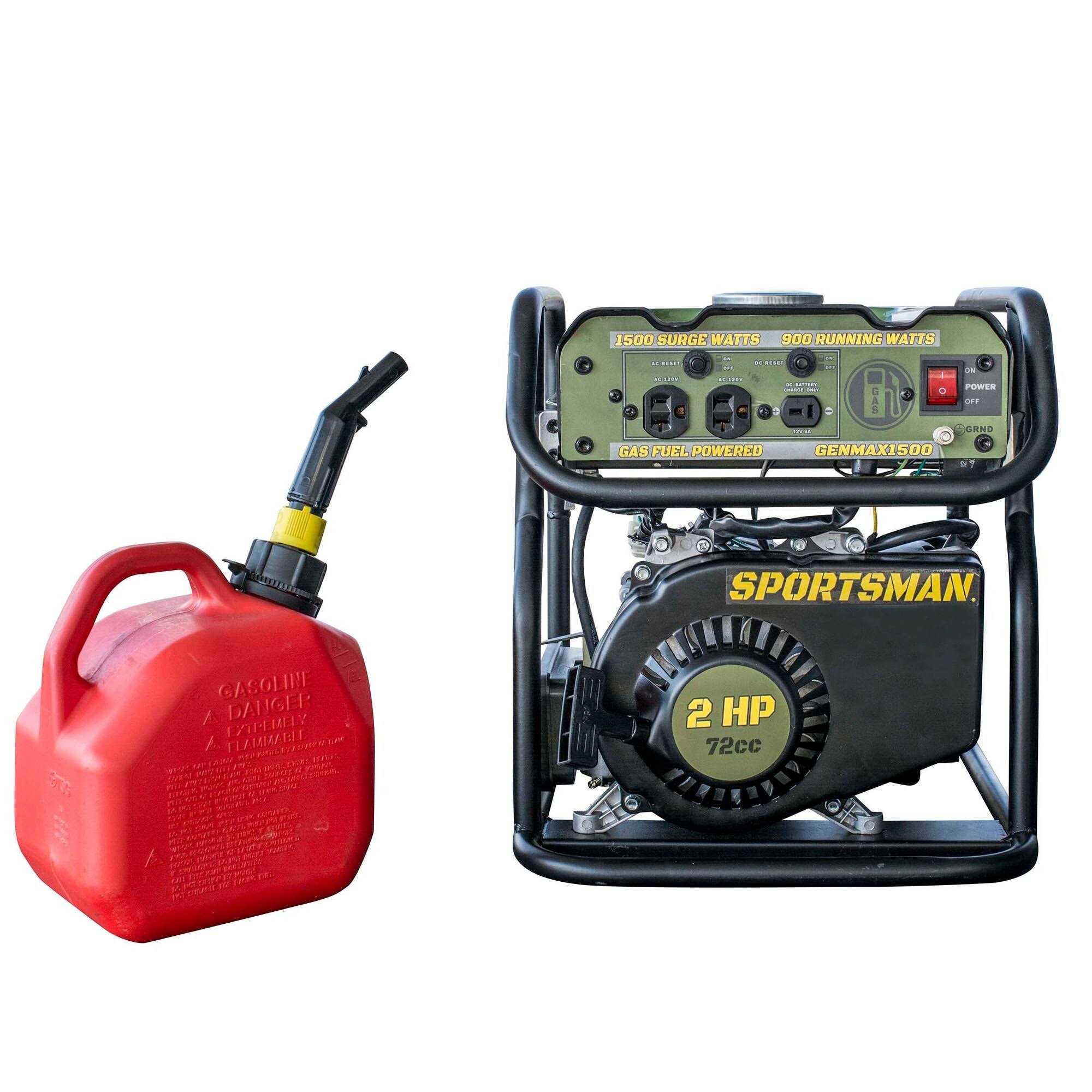 Sportsman 1500 watt Surge Portable Gasoline Generator GENMAX1500 - Cheap Fitting